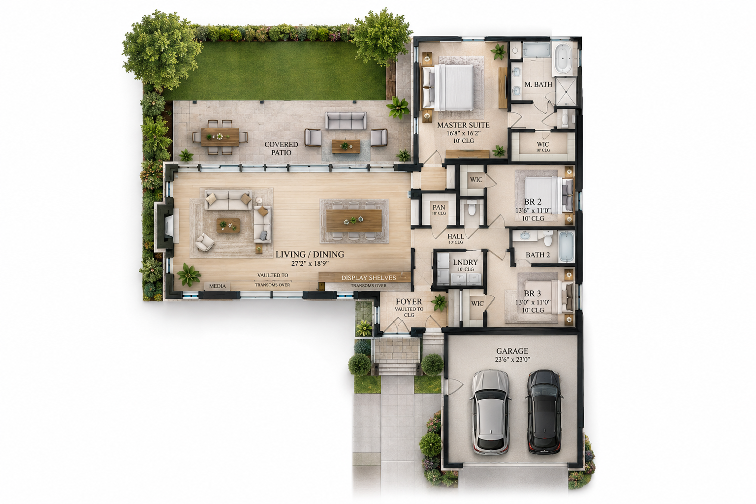 Model A concept floor plan Conceptual floor plan for proposed Model A home