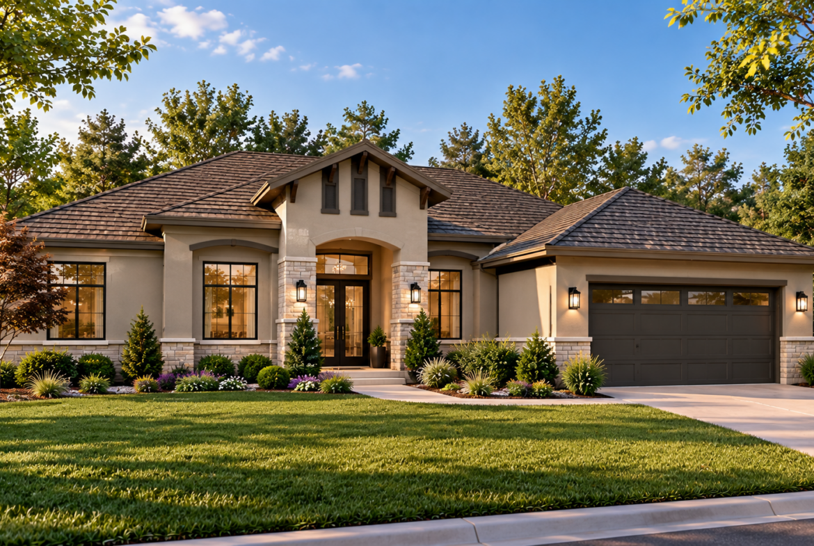 Conceptual rendering of proposed Model B home